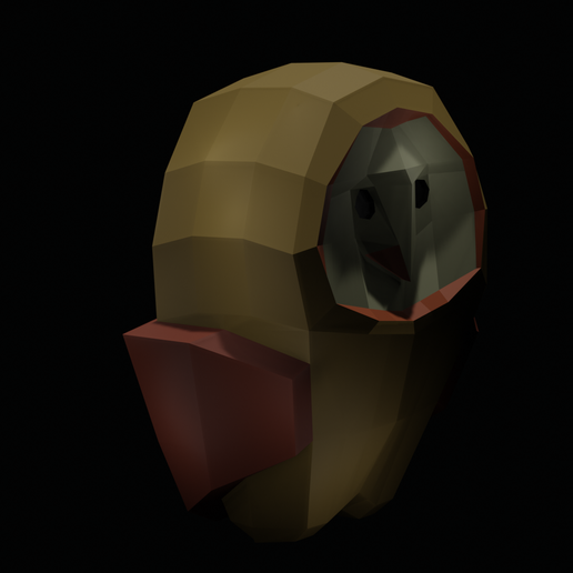 Owl: Barn Owl - 3D model önizlemesi