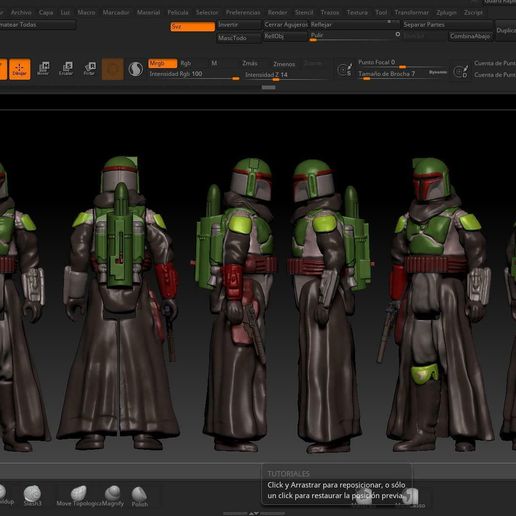 ScreenShot1197.jpg 星球大战.STL THE MANDALORIAN, Boba Fett OBJ.肯纳式动作人偶。