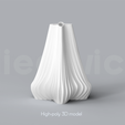 C_9_Renders_1.png Niedwica Vase Set C_1_10 | 3D printing vase | 3D model | STL files | Home decor | 3D vases | Modern vases | Floor vase | 3D printing | vase mode | STL  Vase Collection