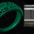 Weights.png Anel de diamante de noivado elegante Modelo para impressão 3d