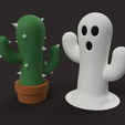 Capture d’écran 2017-10-03 à 15.26.12.png Free STL file Cactus Ghost・3D print model to download