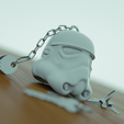 ThePrint3DBoy_Stormtrooper_Keychain0001.png Звездные войны - брелок штурмовика