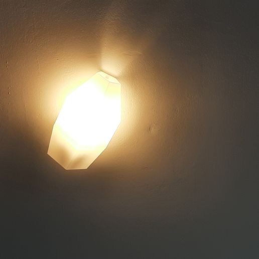 Wall Wash Geometric Light Fixture 3D model