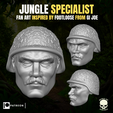 19.png Jungle Specialist head for Action Figures