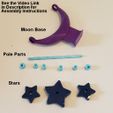 Moon-Stars-Fidget-Pic2.jpg Moon and Stars Fidget Spinner Fun Finger Grip Toy for ADHD Anxiety