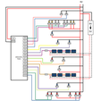 schematics_v1.1.png STL file Ecto-1 with lights and sound! With detailed free instruction!・3D print design to download