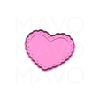 Herz.png Cookie cutter heart frame STL