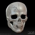 THE-BROKER-RIPPER-SKULL-MASK-08.jpg Bantam The Broker - Ripper The Bone Collector Mask - Warzone MW3 - STL model 3D print file