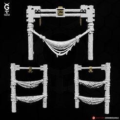 Skinks-Militar-Hammocks-01.jpg Файл STL Гамаки для саврасых сцинксов・3D-печатный дизайн для загрузки