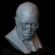 10.RGB_color.jpg Bernard Lowe (Jeffrey Wright) Westworld HBO - 3d print model, portrait, bust, sculpture - 200 mm tall