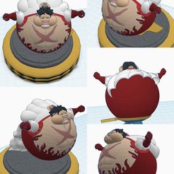IMG_20230925_234142.jpg STL file Tankman Luffy・3D printing template to download