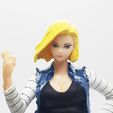 q2.jpg STL file ANDROID 18 MODIFIED DRAGONBALL PRINTABLE STATUE FIGURINE ANIME・3D printer model to download