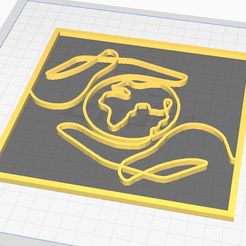 goog_world.jpg Line Art Bild "Gute Welt" 2d Design