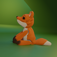 6.png Crochet knitted articulated Fox easy to print