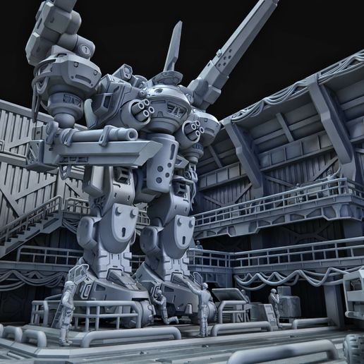 Destorid_Diorama_03.jpg Repair Bay Set Plus Mech