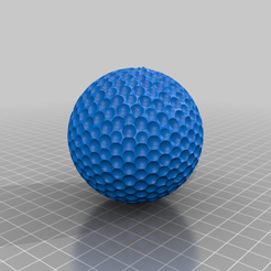golfball.png Archivo STL gratis pelota de golf・Modelo para descargar y imprimir en 3D