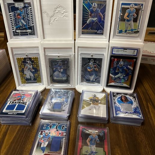 ALL 32 NFL TEAMS - NFL PSA CARD STAND FOR PSA GRADED TRADING CARDS STL  File for 3D printingCults