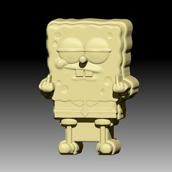 SpongeBob.jpg Fichier STL SHAMPOING SOLIDE SPONGE BOB ET MOULE POUR POMPE À SAVON・Idée pour impression 3D à télécharger