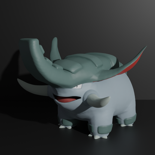 Donphan.png Modèle d'impression 3D de Phanpy et Donphan