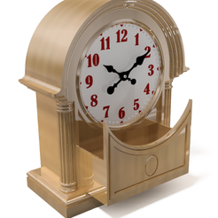 Design E2 - Pic 1.PNG Archivo 3D Reloj Barrister Mantel - E2・Modelo de impresora 3D para descargar