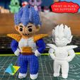 gsdgds.jpg 🌟 Knitted Vegeta Print in place no supports 🌟