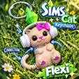 ChatGPT-Image-13-mar.-2026-gh.,-22_51_39.png FLEXI KEYCHAIN SIMS CAT MEME - 3MF - NO SUPPORTS