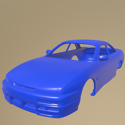 a19_013.png STL file Nissan 240 silvia 1995 PRINTABLE CAR BODY・Model to download and 3D print