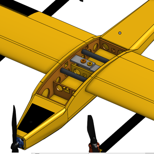 ️ Hybrid VTOL Aircraft・ STL File for ・Cults