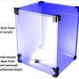 Prusa cabinet materials.jpg 3D Printer Cabinet / Enclosure