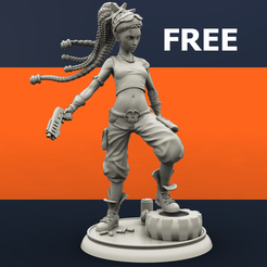 Molly6.png Free STL file Molly the Punk - Free STL・3D printable model to download