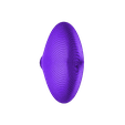 circLampSV1.stl Round (flat) honeycomb mesh lamp