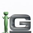 GEICO-Gecko-lizard-logo-mascot-3D-Print-Models10.jpg “The Green Guardian of Savings” – GEICO Gecko 3D Print Model Bundle