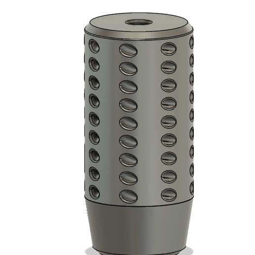 Muzzle brake supressor 1/2-20 UNF .22 - .30 cal