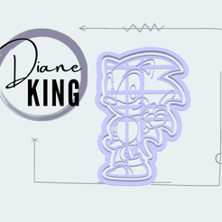 a.png Archivo STL sonic・Modelo de impresión 3D para descargar