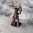 SL Robot Saw Down pist Up.jpg STL file Supportless Robot Soldier・3D printer design to download