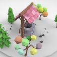untitled.198.jpg low-poly well with trees
