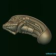 18.jpg Xenomorph Alien biomechanical head
