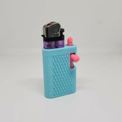 20230927_112011.jpg STL file Bolt Action Fidget Toy Lighter Holder・3D printer model to download