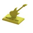Guitarra 2.JPG Electric guitar with base