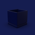 48.-Cube-48.png 48. Cube 48 - Cube Vase Planter Pot Cube Garden Pot - Sawako