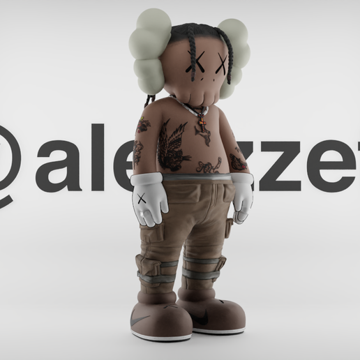 充実の品 file STL Kaws to design printer (OBJ)・3D 🇯🇴 Scott Travis その他