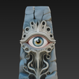 Screenshot-2025-12-26-022229.png 👁️ 5 STL/OBJ - ELDRITCH WATCHING EYE - Monolith Idol - Horror Terrain