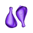 Turkey - Legs.stl Friends Thanksgiving Turkey - Casque de télévision amusant - Sans support Impression 3D STL/3MF