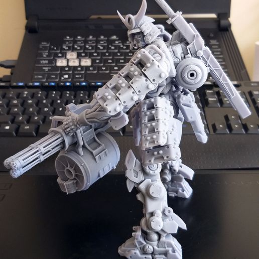 🗡️ Mech Samurai・ 3D File for ・Cults