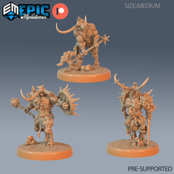 Wereboar.png Файл 3D Wereboar Set ‧ DnD Miniature ‧ Tabletop Miniatures ‧ Gaming Monster ‧ 3D Model ‧ RPG ‧ DnDminis ‧ STL FILE・Модель 3D-принтера для скачивания