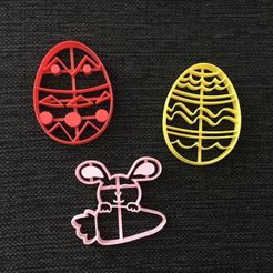 8653c40b-a1ca-4063-b802-30dc4179e0ee.jpg Archivo 3D Eggs and Rabbit - Easter Cookie Cutter・Diseño de impresión en 3D para descargar