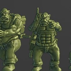 full.jpg STL file Ork boyz pack 28mm・3D print object to download