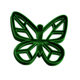 mariposa-mod-3-stl-cookie-cutter.png butterfly cookie cutter cutting 3d model pack x4
