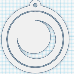 m.png Fichier STL Porte-clés rotatif Moon Knight・Modèle à télécharger et à imprimer en 3D, 3Dag