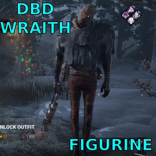 DBD Figurine Bad Omen Wraith Killer STL – Dead by Daylight 3D Print Figurine Horror Game Statue for Resin & FDM cosmetic, outfit, costume, Free, HOliday, Halloween, Present, GIft,